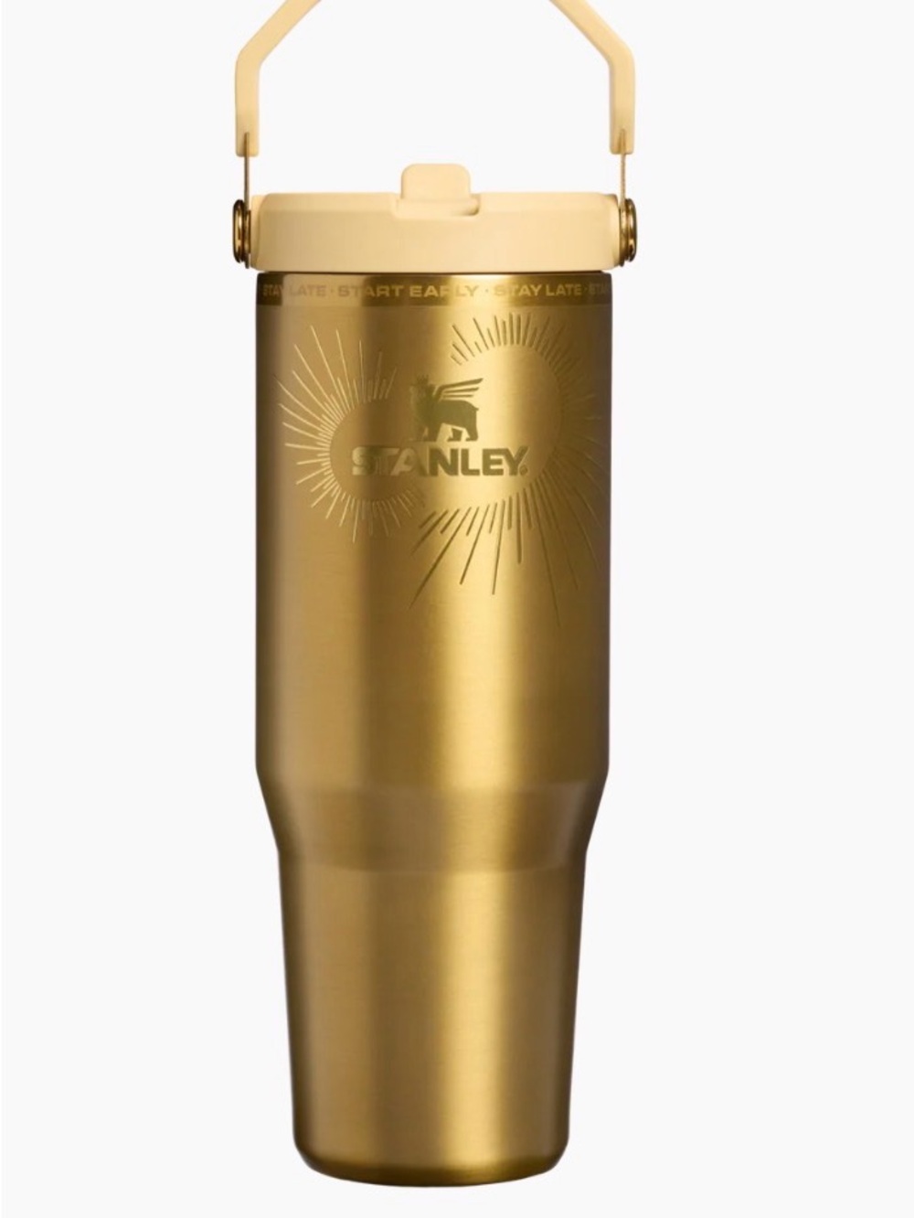 Messi x Stanley Legacy Gold Ice Flow Flip Straw Tumbler- 30oz